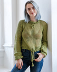 Long Sleeve Top in Olive