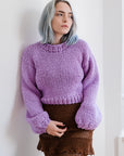 Kayla Sweater in Electric Purple