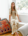 The Maxi Skirt in Beige