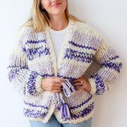 Kismet Cardigan in Purple