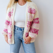 Kismet Cardigan in Pink