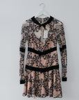 For Love & Lemons Nude Lace Dress, Size Medium