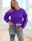 Kayla Sweater in Berry