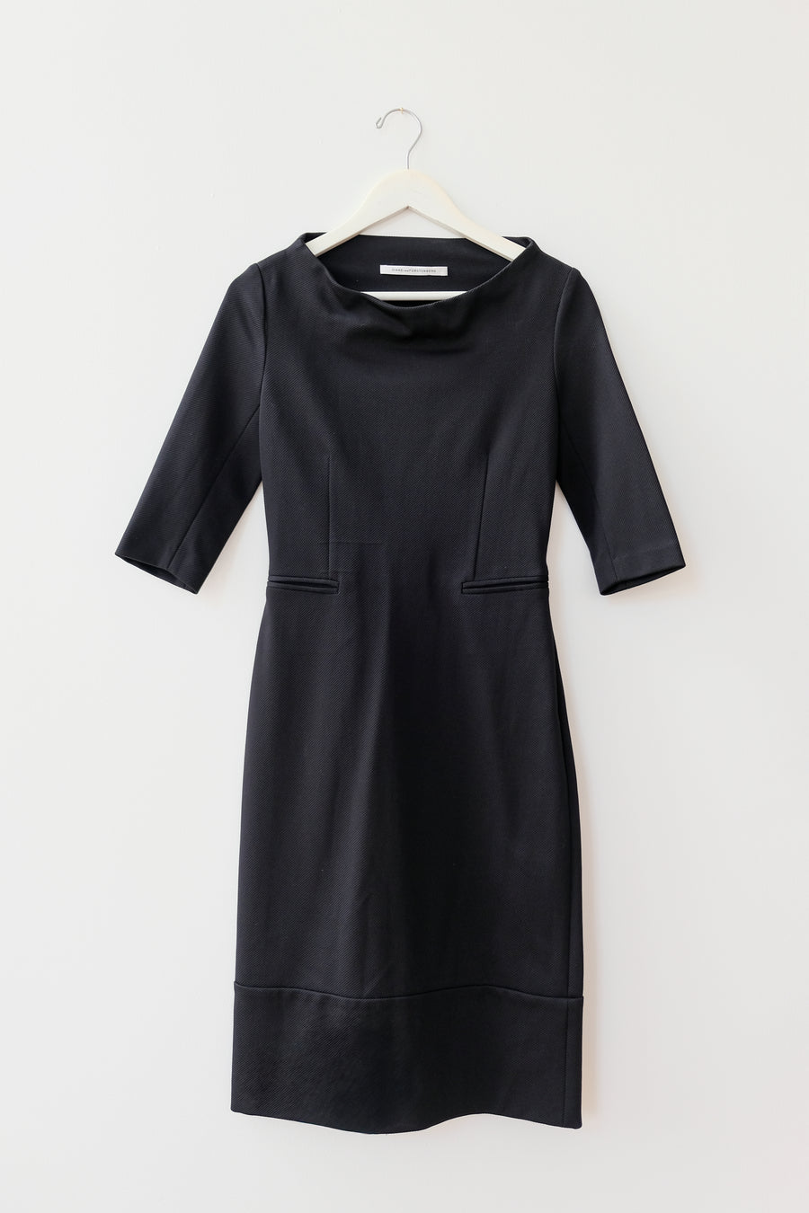 DVF Black Dress, Size 4