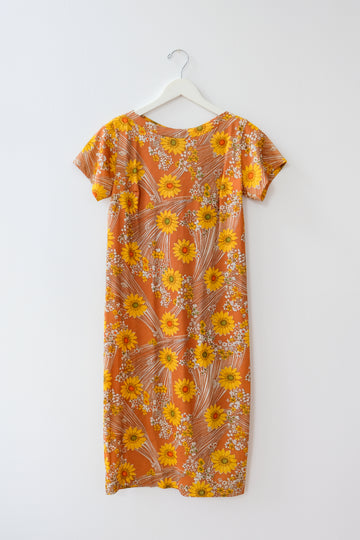 Vintage Floral Mini Dress, Size Small