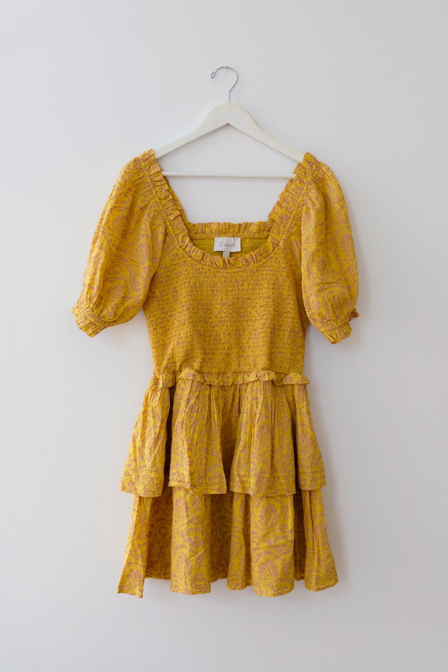 Cleobella Floral Mini Dress, Size Large