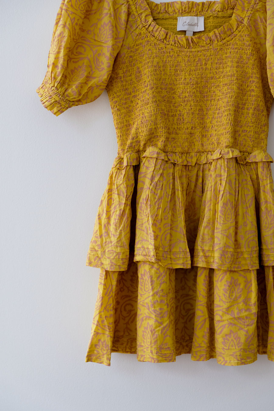 Cleobella Floral Mini Dress, Size Large