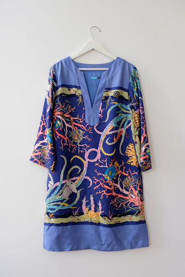 J.McLaughlin Sea Creature Shift Dress, Size 12