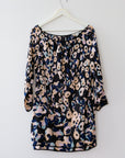 DVF Printed Shift Dress, Size 10