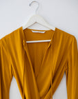 DVF Chiffon Wrap Dress, Size 4