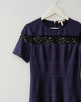 Rebecca Taylor Navy and Black Dress, Size 6