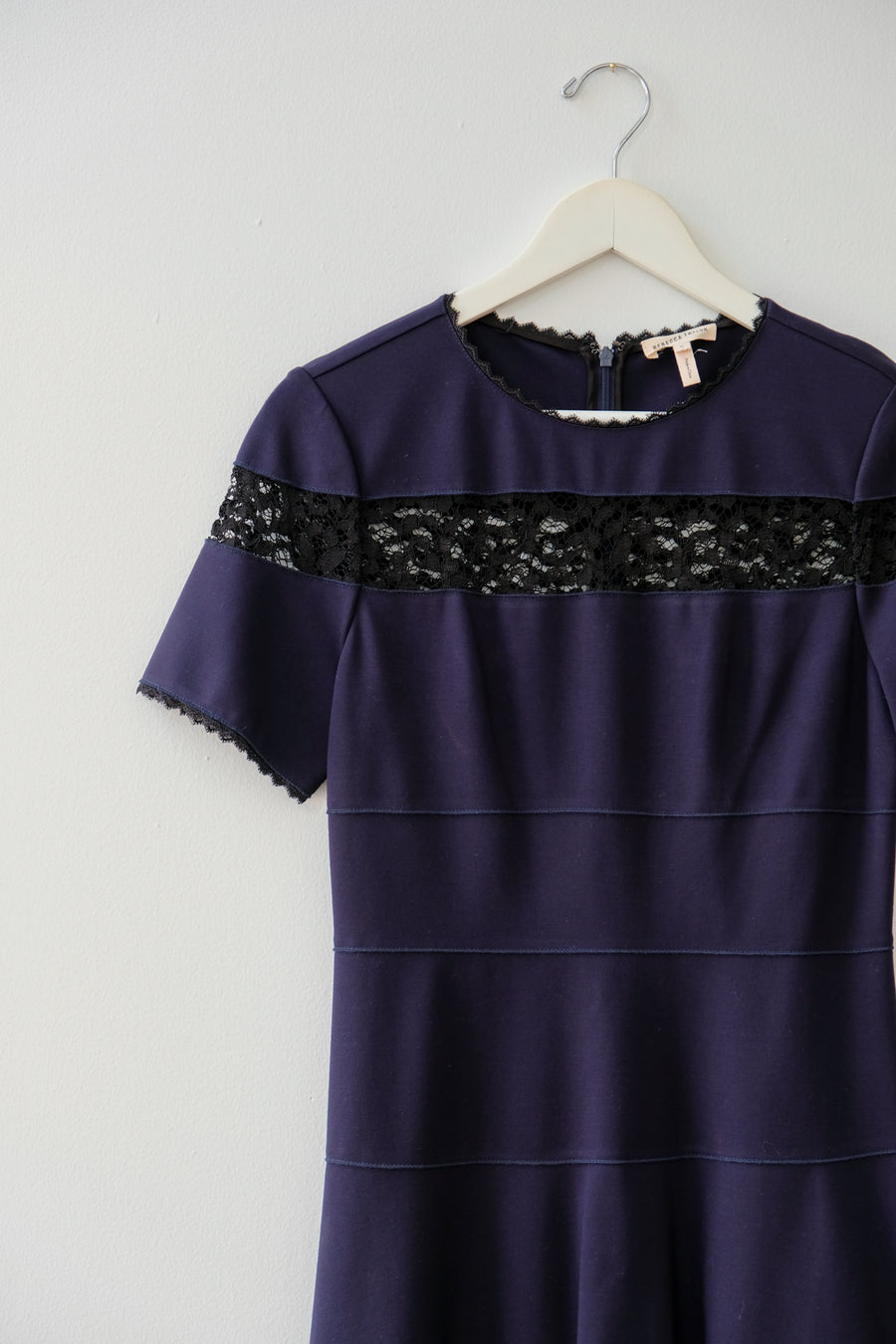 Rebecca Taylor Navy and Black Dress, Size 6