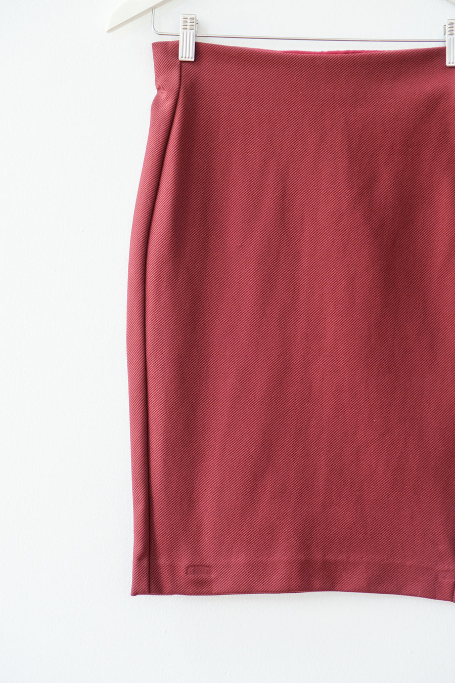 DVF Maroon Skirt, Size 2