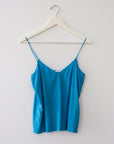 DVF Vintage Blue Tank, Size Small