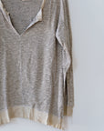 Tina + Jo Beige Sweater, Size Medium