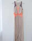 Vintage Cotton Midi Dress, Size Small
