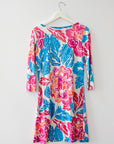 DVF Floral Mini Dress, Size 6