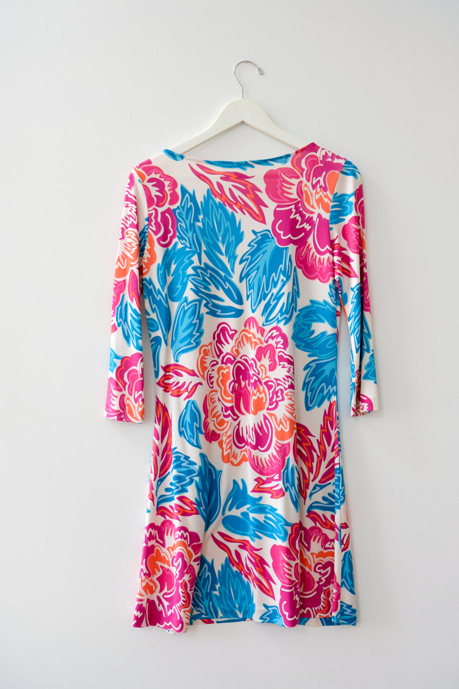 DVF Floral Mini Dress, Size 6