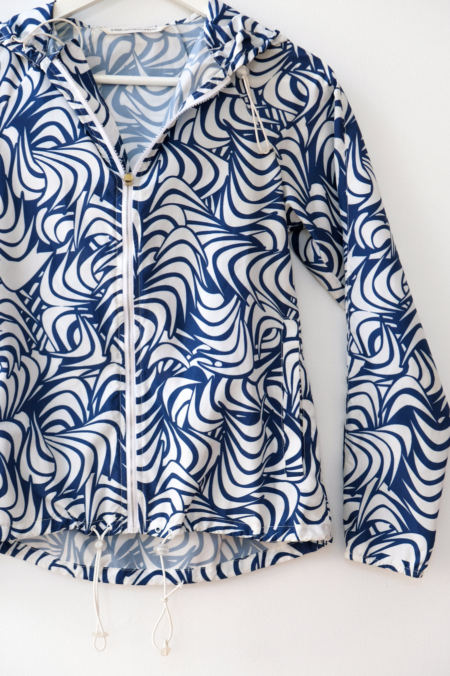 DVF Rain Jacket, Size Small