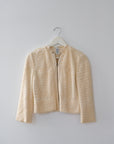DVF Chiffon Bomber Jacket, Size Small