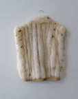 Vintage Fur Vest, Size Medium