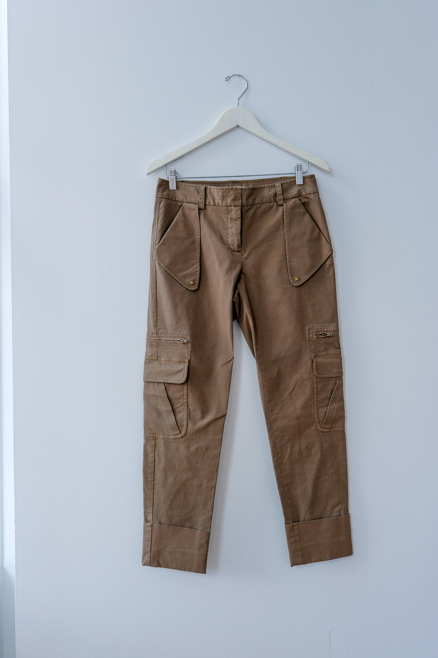 DVF Army Green Pant, Size 4