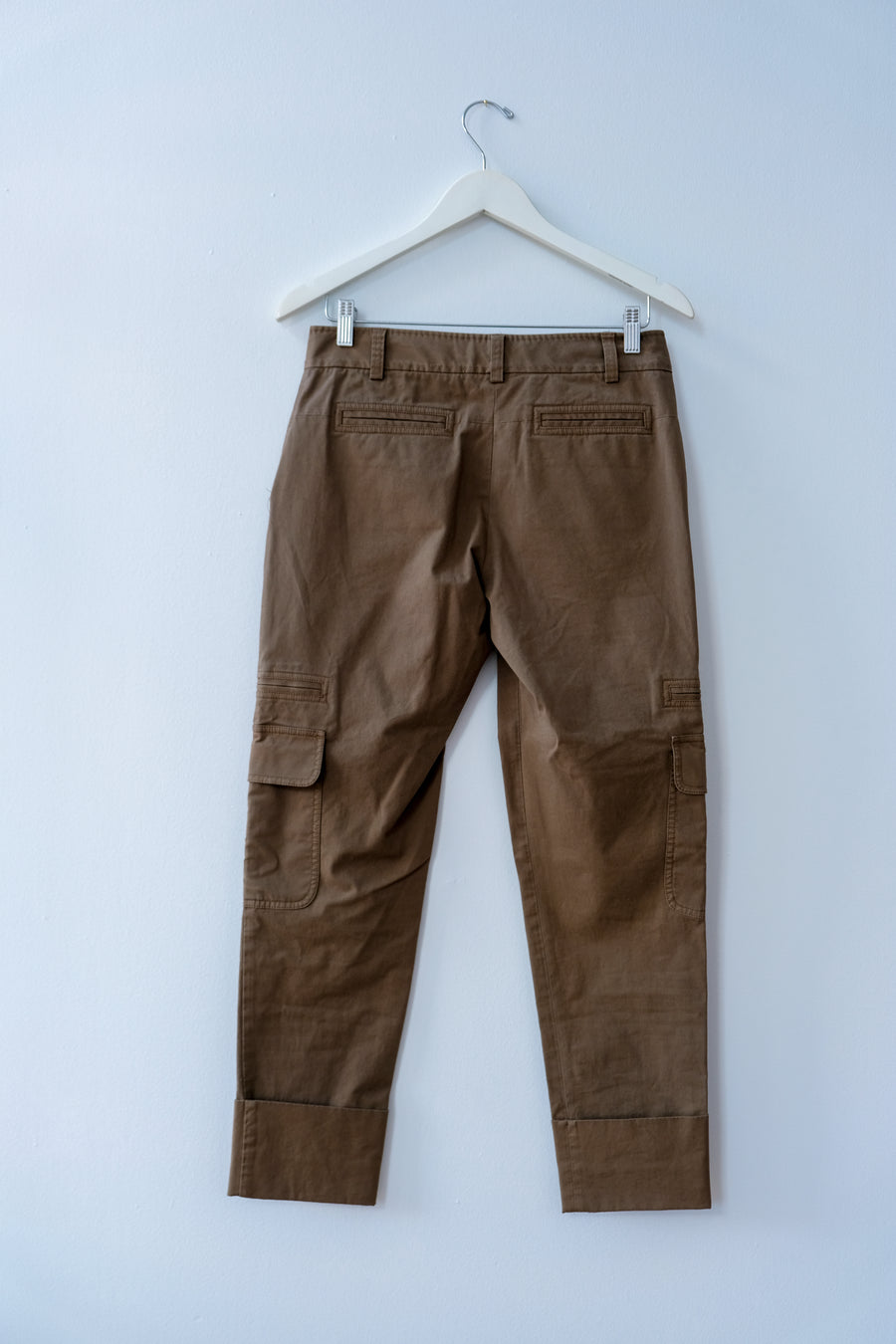 DVF Army Green Pant, Size 4