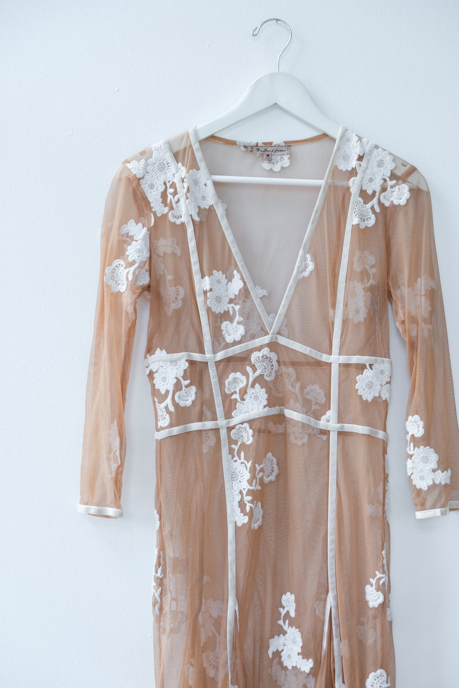 For Love & Lemons Sheer Dress, Size Medium