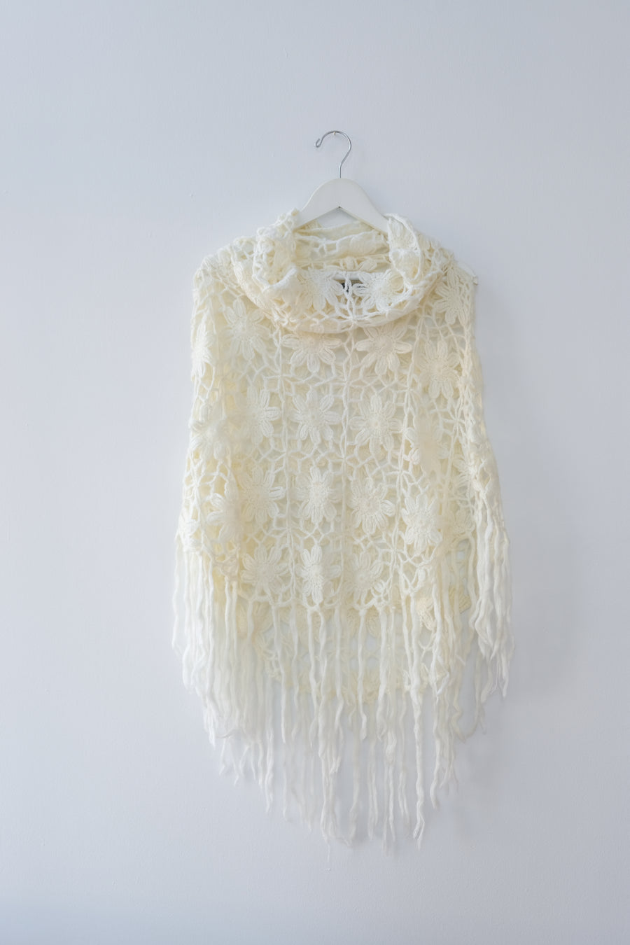 Vintage Arden B. Knit Shawl, One Size