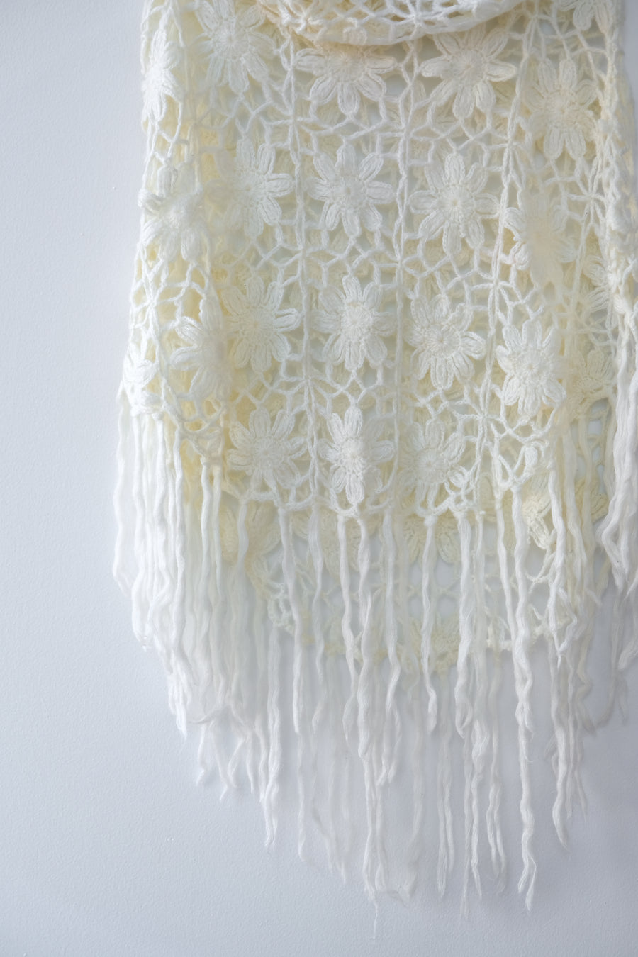 Vintage Arden B. Knit Shawl, One Size