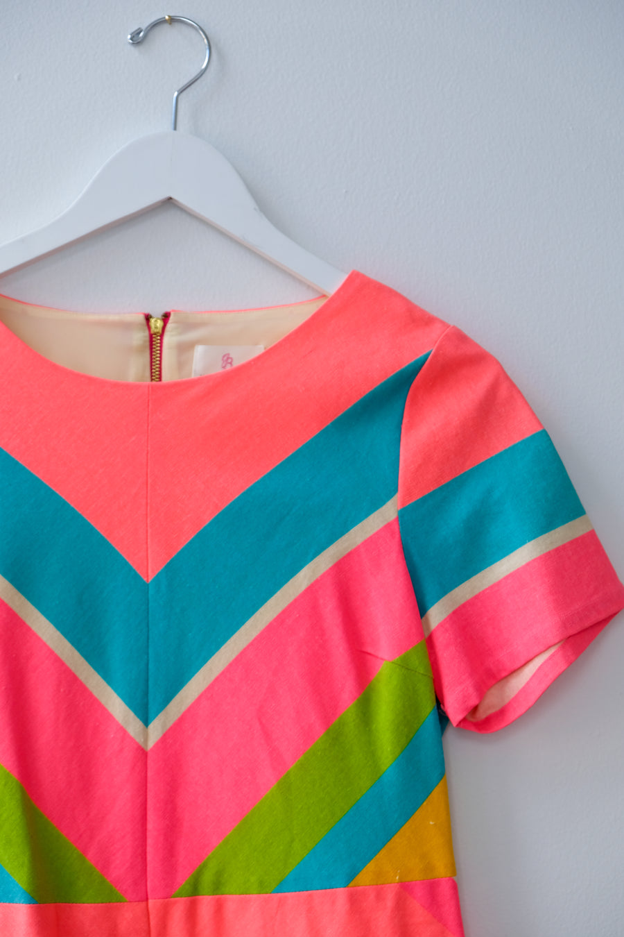 Julie Brown 70s Mini Dress, Size 6