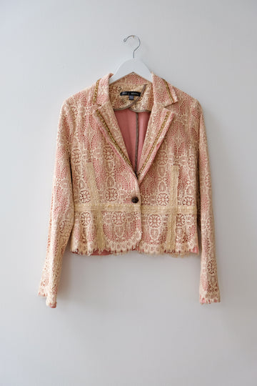 Vintage Lace Blazer, Size 10