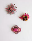 Blush Brooch Set of Three