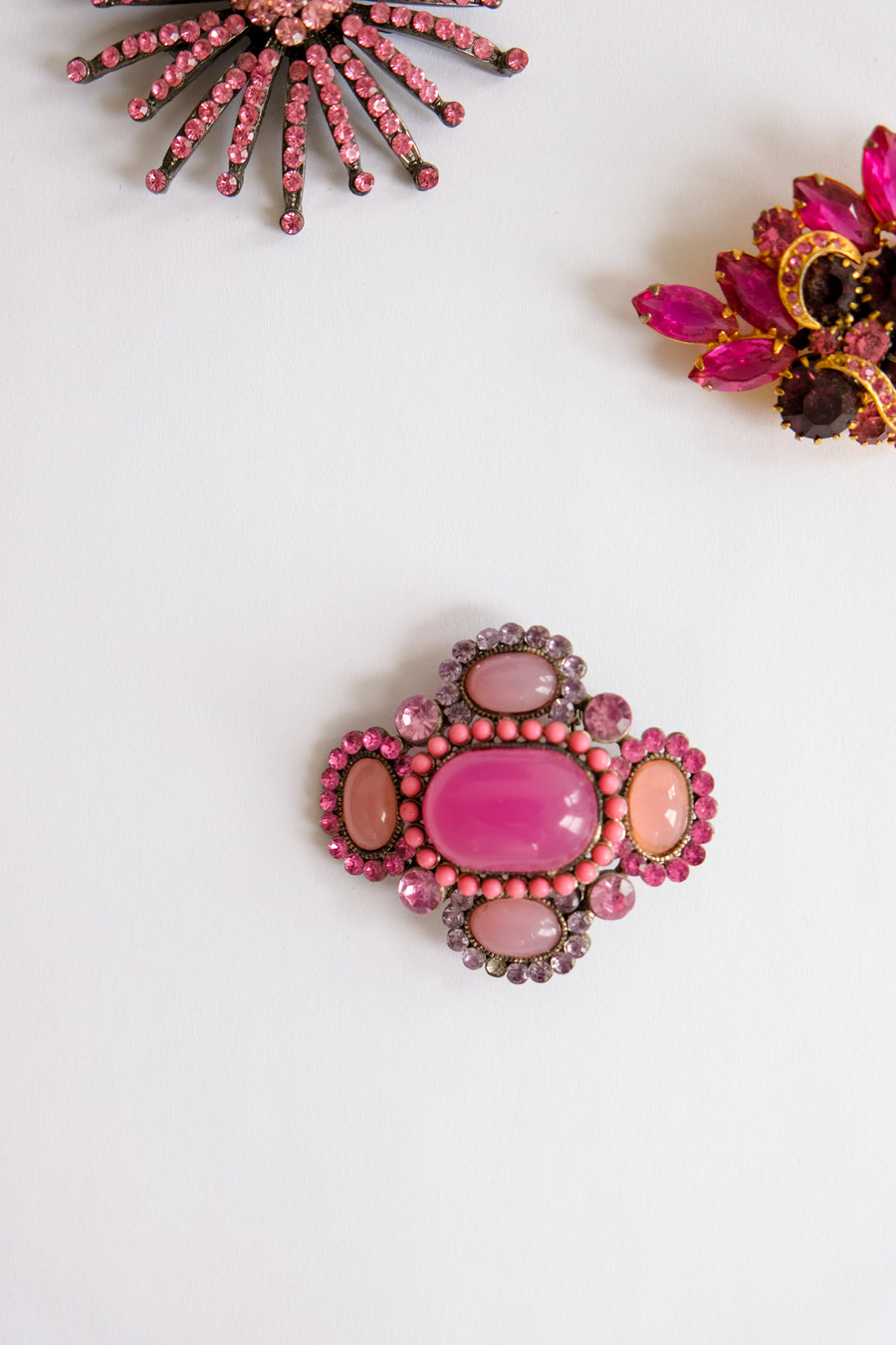 Blush Brooch Set of Three