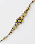 Chartreuse Brooch and Bracelet, Set of Three