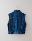 Vintage Calvin Klein Denim Vest, Size Medium
