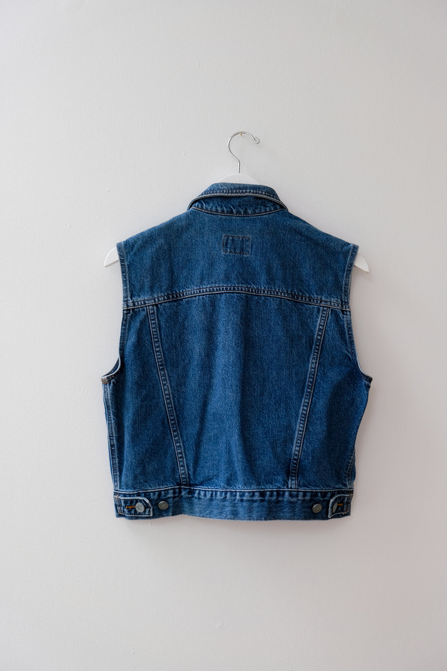 Vintage Calvin Klein Denim Vest, Size Medium