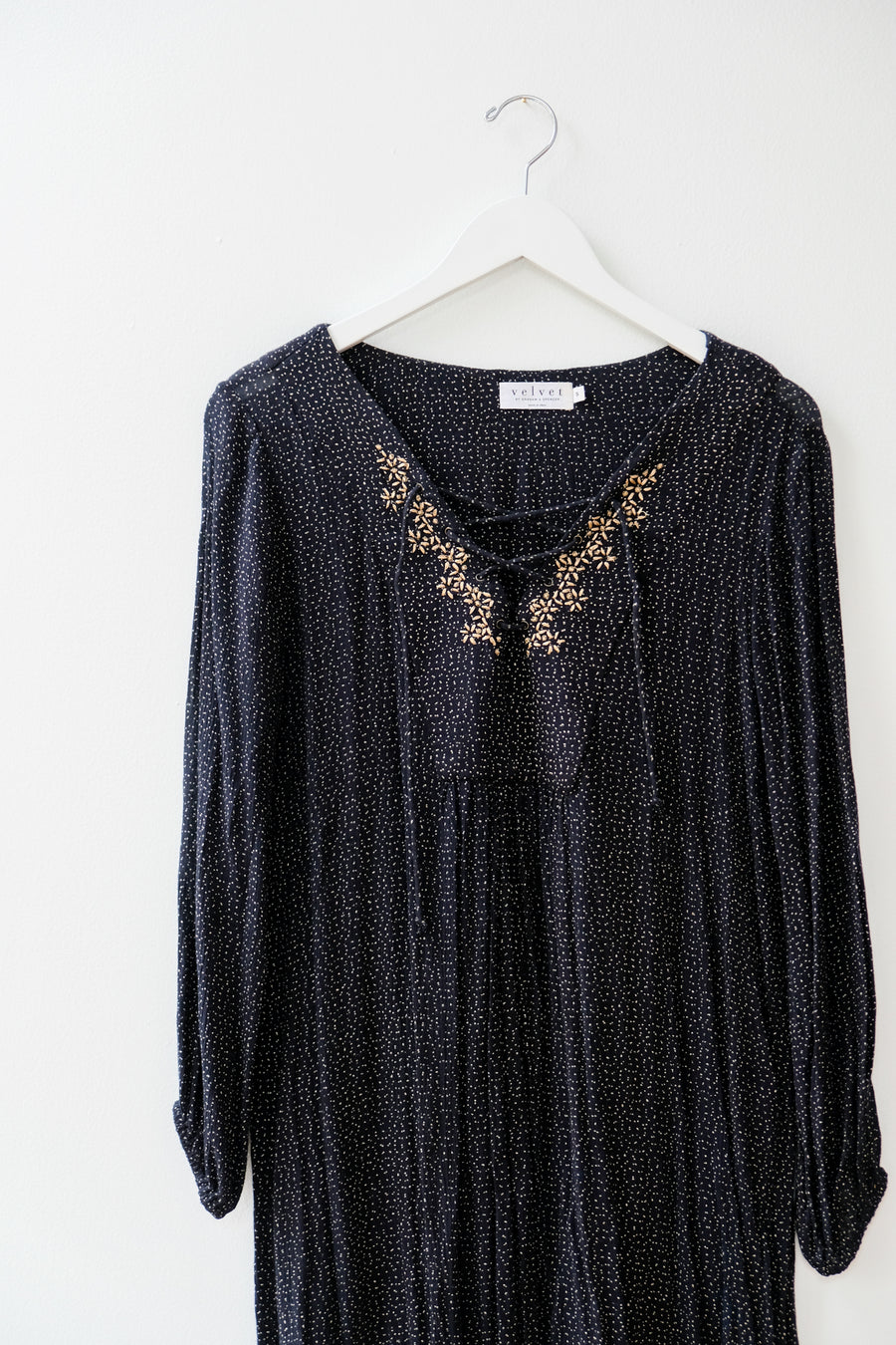 Velvet by Graham and Spencer Black Dress, Size Medium