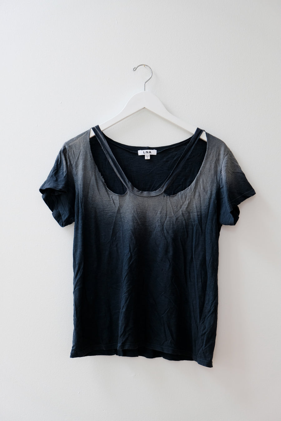 LNA Distressed Tee, Size Medium
