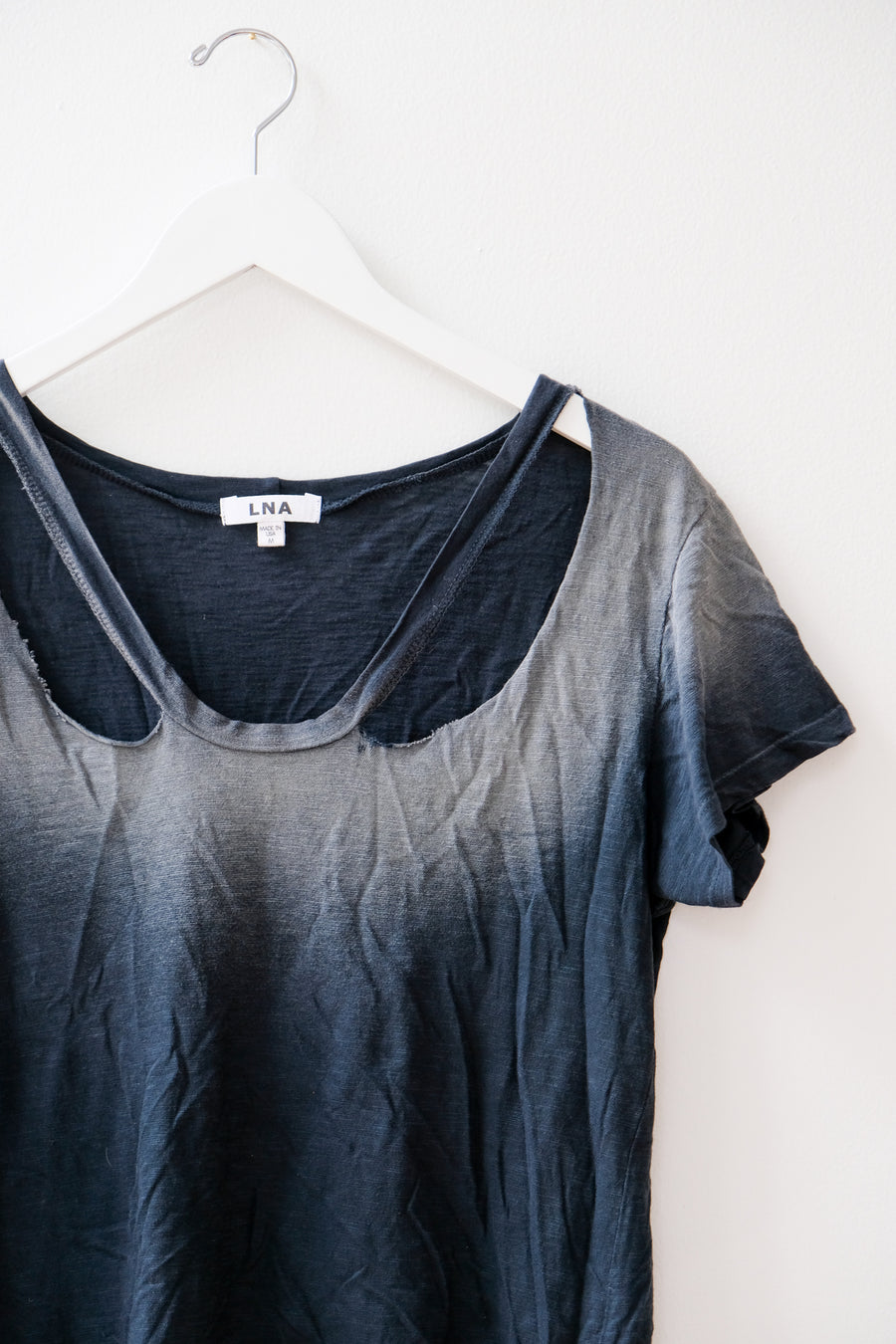 LNA Distressed Tee, Size Medium