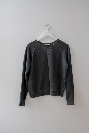 LNA Gray Distressed Sweatshirt, Size Medium