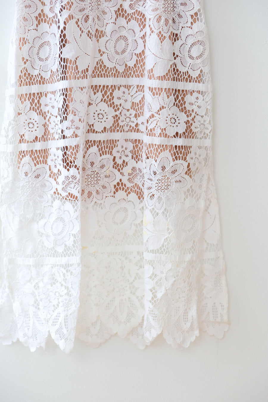 For Love & Lemons White Lace Dress, Size Medium