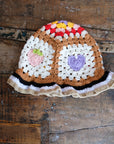 Crochet Motif Bucket Hat