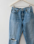 Re/Done High-Waist Denim, Size 28