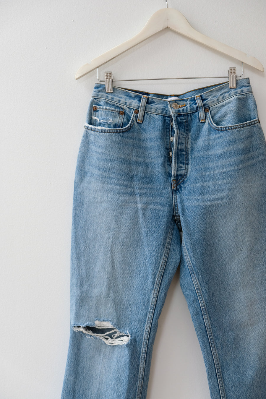 Re/Done High-Waist Denim, Size 28