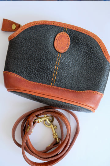 Vintage Mini Leather Crossbody Bag