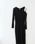 LNA Black Midi Dress, Size Medium