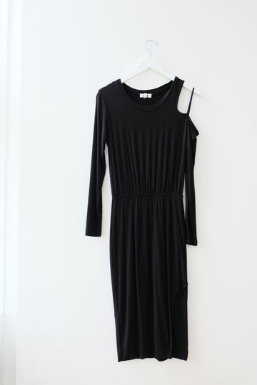 LNA Black Midi Dress, Size Medium