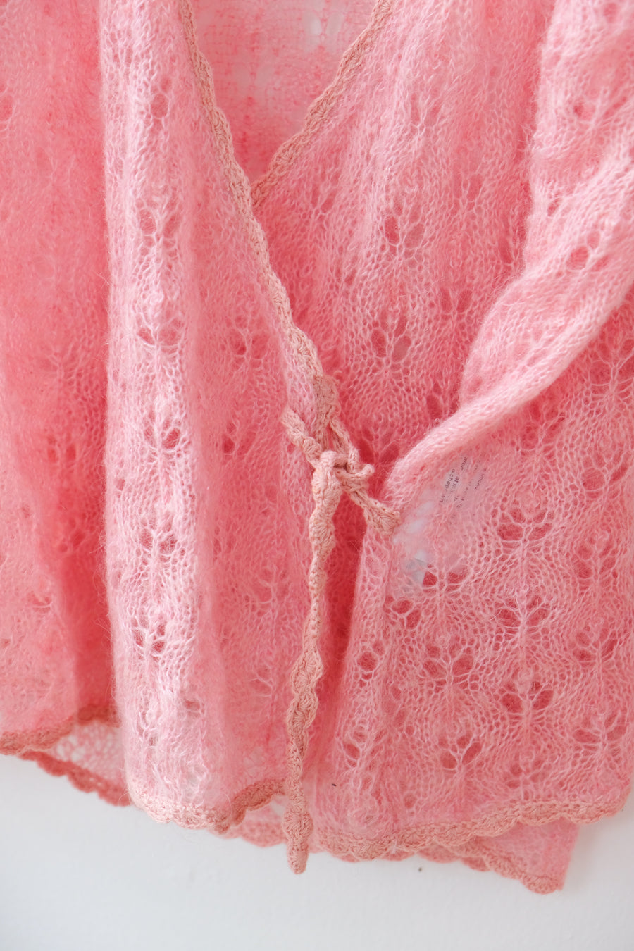 Vintage Blush Wool Sweater, Size Small