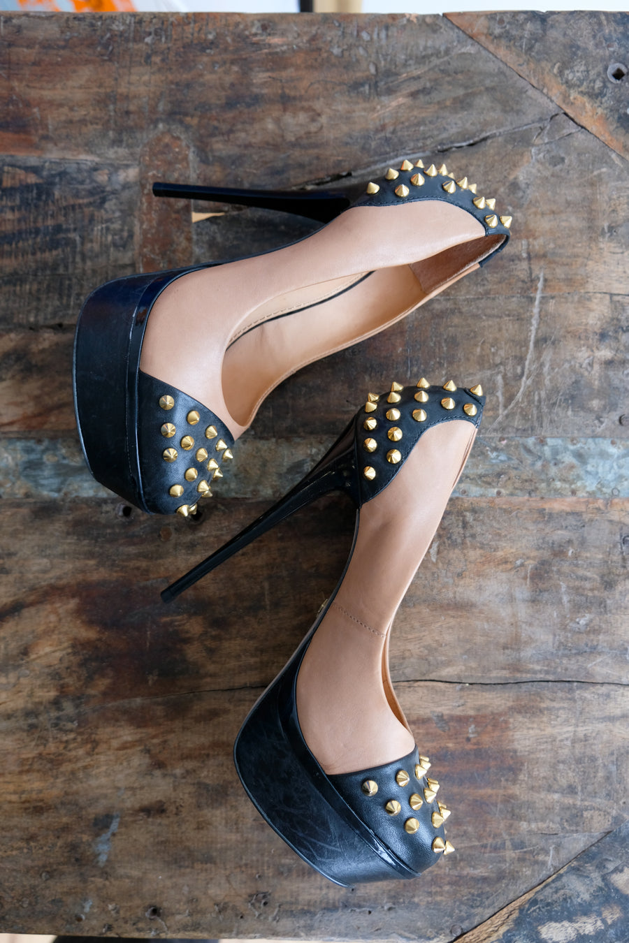 Kurt Geiger Rock-Stud Heel, Size 39